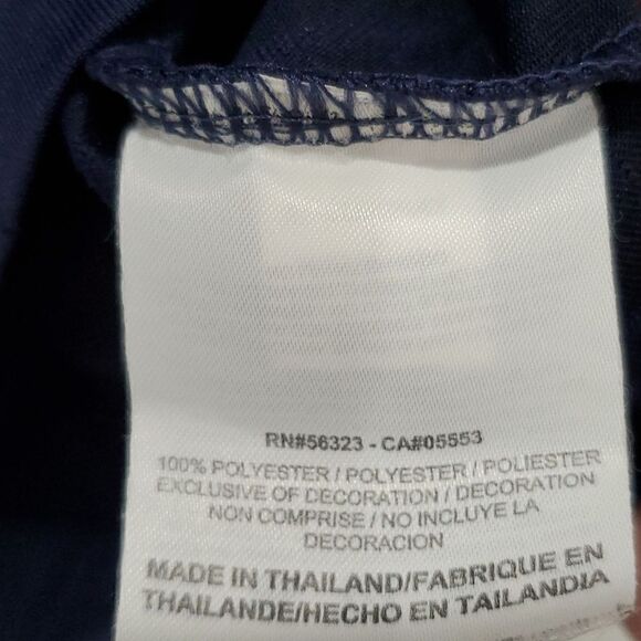 NikeGolf Mens navy blue polo, Size Large - Picture 4 of 6